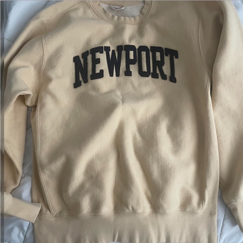 Newport Cream Crew Neck Sweater